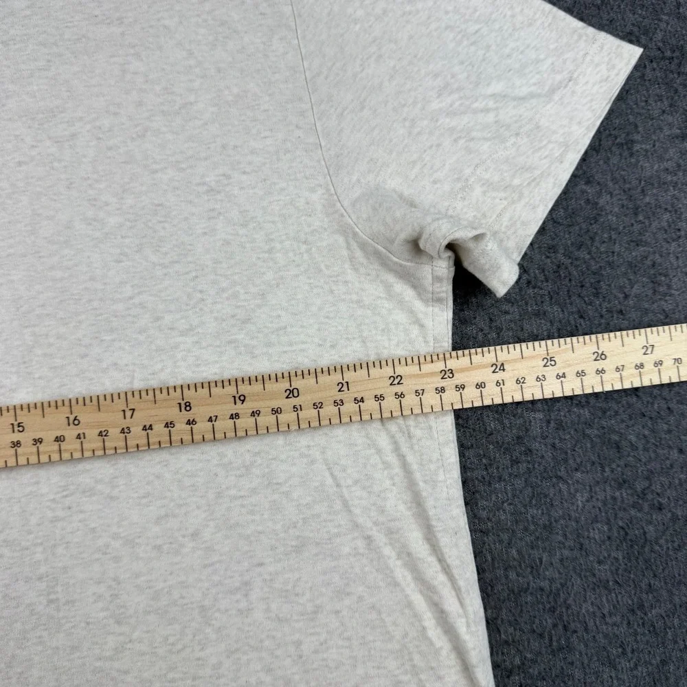 Banana Republic T-Shirt Men's Large Cream Touch Performance Cotton Short Sleeve